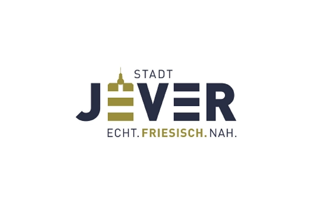 JDB WIR Logo Wall Stadt Jever Logo